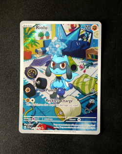 Pokemon Card TCG - Riolu 215/198 Scarlet & Violet Base Illustration Rare - LP ⭐ - Image 1