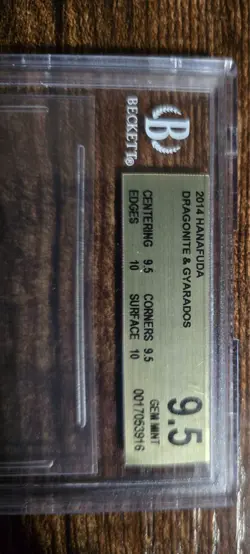 2013/14 Pokemon Hanafuda - Dragonite/Gyarados - BGS9.5 - Image 4