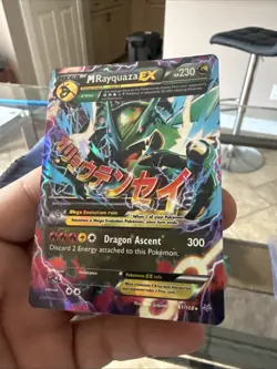 Pokemon TCG Roaring Skies Holo Ultra Rare M Rayquaza EX 61/108 XY - Image 1