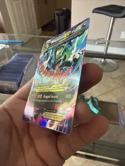 Pokemon TCG Roaring Skies Holo Ultra Rare M Rayquaza EX 61/108 XY - Image 3