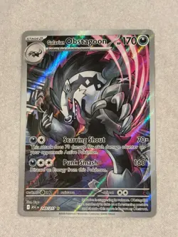 Pokemon TCG Galarian Obstagoon 245/ Holo Foil Full Art Rare NM pack to sleeve - Image 3