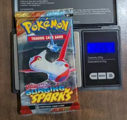 Surging Sparks Booster Pack - Heavy 22.67g - Sealed - Pokemon Scarlet & Violet - Image 1