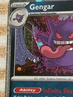 (LICKING ORB🌀) Pokemon TCG Gengar Gamestop Exclusive Stamped Promo Sealed - Image 1
