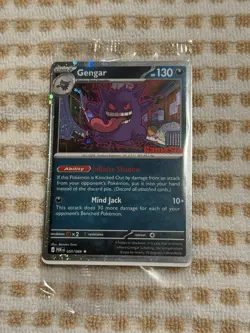 (LICKING ORB🌀) Pokemon TCG Gengar Gamestop Exclusive Stamped Promo Sealed - Image 2