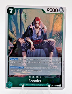 One Piece Shanks - OP14-027 (R) The Azure Sea's Seven (OP14) - Image 1