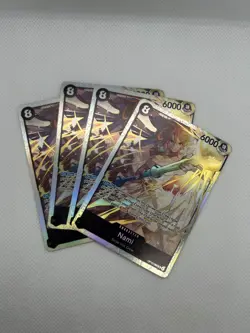 4 x One Piece TCG Pre-Release OP15-086 Nami SR Near Mint - Image 1