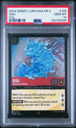 2024 DISNEY LORCANA EN 4-URSULA'S RETURN FOIL SISU - EMPOWERED SIBLING PSA 10 - Image 1
