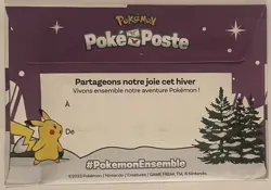 Enveloppe Pikachu Pokemon Ensemble Promo FR Poke Poste Post TCG Carte Card CCG - Image 3