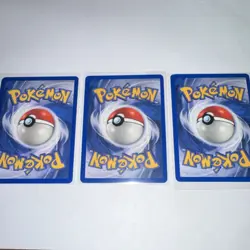 Pokemon TCG 1st Ed Team Rocket Grimer 57/82, Machop 59/82, Abra 49/82 Card Lot - Image 2