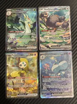 Pokemon - Serperior, Bouffalant, Meloetta, Jellicent EX Holo - 4 Card Lot - Image 1