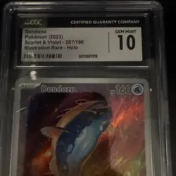 CGC 10 Pokemon TCG 2023 Scarlet & Violet #207/198 Dondozo Illustration Rare Holo - Image 3
