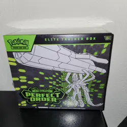 Pokemon TCG Mega Evolution Perfect Order ETB Elite Trainer Box Factory Sealed - Image 1
