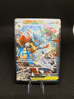 Mega Lucario EX 179/132 Me01: Mega Evolution Special Illustration Rare Pokemon - Image 1
