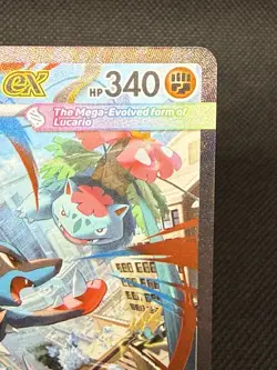 Mega Lucario EX 179/132 Me01: Mega Evolution Special Illustration Rare Pokemon - Image 2