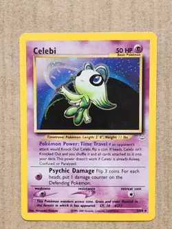 Pokemon Celebi Neo Revelation 03/64 Holo Rare 2000 English Unlimited Basic - Image 1