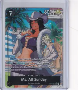 Ms. All Sunday OP14-084 SR Alt Art English The Azure Sea’s Seven NM - Image 1