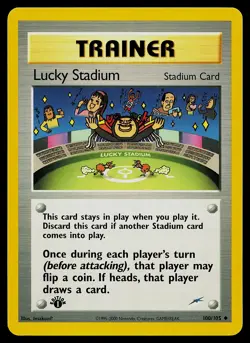Pokemon Card - Lucky Stadium Neo Destiny 100/105 Uncommon - Image 1