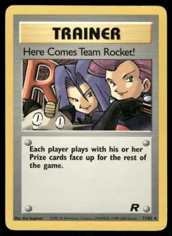 Pokemon Cards Here Comes Team Rocket! 15/82 Team Rocket Rare LP - Image 1