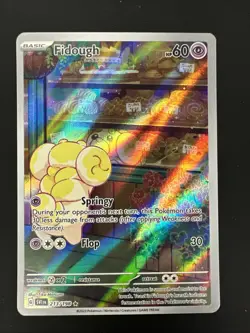 Fidough 213/198 - Scarlet & Violet Holo Illustration Rare IR Pokemon TCG Card NM - Image 1