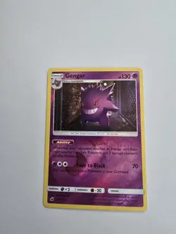 Pokemon TCG Gengar 38/111 Crimson Invasion Reverse Holo Rare Card - Image 1