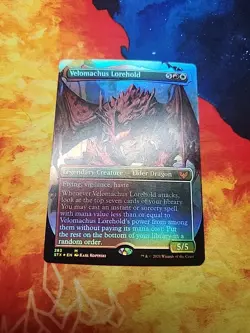 Velomachus Lorehold (Borderless) - Strixhaven: School of Mages - Foil - NM - Image 1