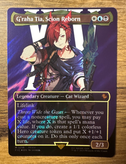 Magic MTG Final Fantasy G'raha Tia, Scion Reborn #211 Surge *FOIL* Borderless - Image 1