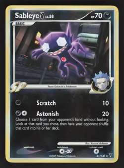 Sableye G 41 Reverse Holo Pokemon TCG Supreme Victors MP - Image 1