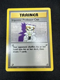 Imposter Professor Oak 073/102 Base Set Regular Pokemon TCG - Image 1