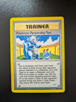 Pokemon Personality Test 102/105 Uncommon Neo Destiny Unlimited LP-NM - Image 1