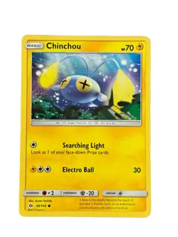 New: 2017 Pokemon TCG Chinchou 49 Sun & Moon Regular Common - Image 1