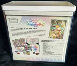 New Prismatic Evolutions Pokemon Center Elite Trainer Box Sealed ETB w/Hard Case - Image 4