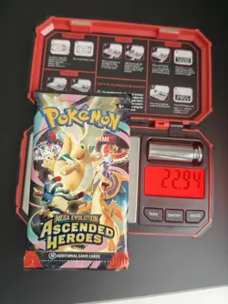 Extremely Heavy Pokemon Ascended Heroes Booster Pack (22.94) Potential God Pack - Image 1