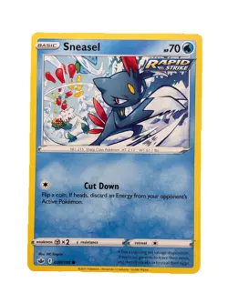 New: 2021 Pokemon TCG Sneasel 030 Chilling Reign Regular Common - Image 1