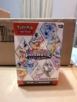 Pokemon TCG Prismatic Evolutions Booster Bundle Sealed - Image 1
