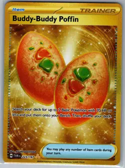 Buddy-Buddy Poffin 223/167 SV06: Twilight Masquerade - Pokemon Card - NM - Image 1