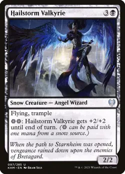 Hailstorm Valkyrie Foil (097) Kaldheim KHM MTG Magic - Image 1