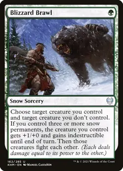 Blizzard Brawl Foil (162) Kaldheim KHM MTG Magic - Image 1