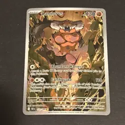 Pokemon TCG Landorus Illustration Rare IR HOLO 131/086 Black Bolt EN Near Mint - Image 1