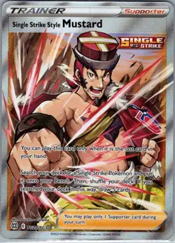 Single Strike Style Mustard TG28/TG30 Brilliant Stars - Pokemon Card - NM - Image 1