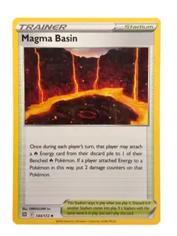 New: 2022 Pokemon TCG Magma Basin 144 Swsh09: Brilliant Stars Regular Uncommon - Image 1