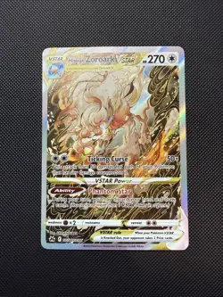 Pokemon TCG Hisuian Zoroark VSTAR Crown Zenith: Galarian Gallery GG56/GG70 - Image 1