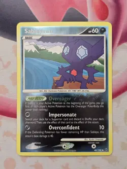 Sableye - 48/100 - Pokemon Stormfront Reverse Holo Rare NM - Image 1