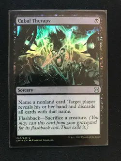 Cabal Therapy FOIL - Eternal Masters Uncommon EMA NM/M MTG - Image 1