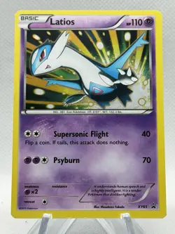 Latios XY65 Pokemon XY Black Star Promo Holo (LP - Lightly Played) Cosmos - Image 1
