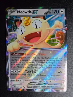 Meowth Ex 062/088 - Double Rare - Mega Evolution: Perfect Order - Pokemon TCG - Image 1