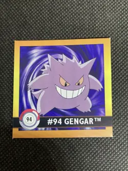 Pokemon Artbox Sticker - Gengar - #94 - Series 1 - Image 1