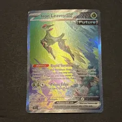 IRON LEAVES EX 203/162 POKEMON TEMPORAL FORCES HOLO RARE - Image 1