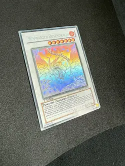Yugioh Karte Schwarzer Rosendrache Ghost Rare 1. Auflage Synchro CSOC-DE039 - Image 4