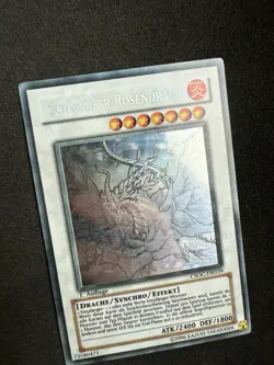 Yugioh Karte Schwarzer Rosendrache Ghost Rare 1. Auflage Synchro CSOC-DE039 - Image 5