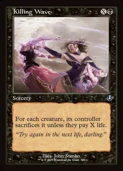 Killing Wave - Retro Frame Light Play, English Magic the Gathering MTG Innistrad - Image 1